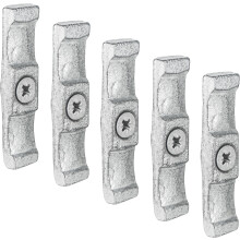 IRONTITE 5pc Galvanised Turn Button Latch 63mm (2.5") Turn Buttons, Cupboard Latch, Turn Button Fastener Cabinet Latch, Screws Included