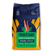 TrueStart Ground Coffee - Bright-Eyed Brazilian - 100% Arabica, Medium Roast, Specialty Grade