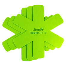 Scoville NEVERSTICK Set of 3 Pan Protectors, 38cm Diameter, Felt Pot & Pan Protectors for Stacking Non Stick Pans, Suitable for Frying Pans