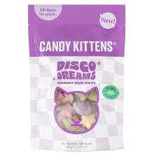 Candy Kittens Vegan Sweets Disco Dream – Plant-Based Vegan Treats with Fruity Flavour, No Nasties, Made with Real Fruit Juice