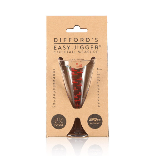 Easy Jigger Spirit Measure by Difford’s Guide and Bonzer | Cocktail Jigger Spirit Measures
