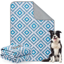Aruiliya Reusable Washable Puppy Pads, 2 Pack Dog Training Pee Pads with Anti Slip Bottom, Super Absorbent and Leak-Proof for Floor, Crate
