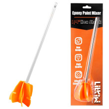 LITKIWI Paint Mixer Drill Attachment with 1/4"Hex Shank Adapt to Quick Chuck Drill,Multipurpose Paint Stirrer for Liquids That Require Constant