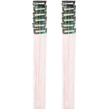 12PCS Tinsel Hair Extension Easy Maintenance-Pearlescent white