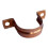 22mm Copper Pipe Saddle Clips - Pack of 10 1