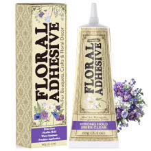 Floral Glue 60g – Clear Waterproof Flower Adhesive for Fresh Flowers, Fast-Drying Flexible Glue for Bouquets, Corsages, Floral Arrangements