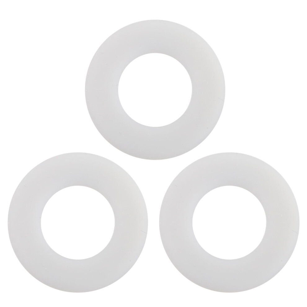 3 Pack 816.418.00.1 Flush Valve Base Sealing Washer Compatible With Geberit Replacement Silicon Clear Washers Repair Rubber Seal Diaphragm 5051226652561