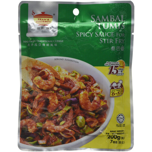 Tean's Gourmet Sambal Tumis Paste, 200 g Ven_FD09-078