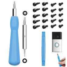 Doorbell Screwdriver Replacement Kit,for Ring Door Bell Screws Set,with 20 Pcs Spare Screws,for Battery Change, Fit Video Doorbell