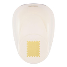 Vaessen Creative Craft Paper Punch - Stamp - 2,9 x 2,5 cm - Circle Cutter for Crafting and Card Making, White/Pink