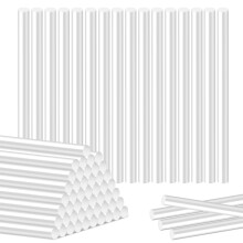 Ainiv 50 Pack Hot Glue Sticks, Clear Hot Melt Adhesive Sticks No Smell Fast Dry Suitable for DIY Art, Craft Sealing, Hobbies, Restoration
