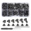 110 Sets Chicago Screws, M5 Leather Rivets for Leather, Chicago Binding Screws Posts 1