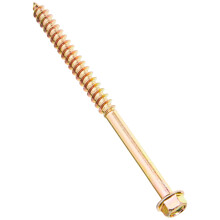 TIMCO Advanced Coach Screw | Hex Flange Head | Slash Point | Yellow | 8.0 x 120 | Box of 50 (8120SCSY)