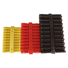 Merriway BH07204 (120 Pcs) Assorted Heavy Duty Wall Plugs - Pack of 40 Each Yellow, Red and Brown
