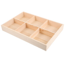 Boîte de rangement en bois pour sachets de thé et de café, 1 ensemble