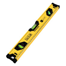 Spirit Level, Aluminium Alloy Spirit Level, 400 mm/16 Inch High Precision Magnetic Mini Level Tool with 3 Bubble 45,90,180 and Magnetic Base