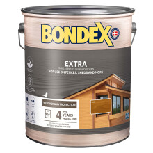 Bondex Extra Wood Stain - Oak – Suitable for Exerior Wood - Weather & UV Protect