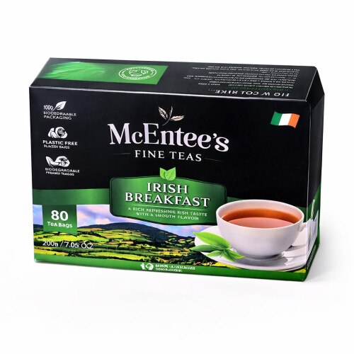 McEntee’s Irish Breakfast Tea Bags, 80 Tea Bags