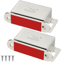 Jiayi Cupboard Magnetic Door Catch 2 Pack Cabinet Door Magnets 14KG Stainless Steel Cupbord Door Magnetic Catches Heavy Duty Magnetic Cuoboard