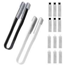 Blind Duster and Venetian Blind Cleaner Tool with 12 Replaceable Heads, Multi-Use Window Cleaning Equipment for Air Conditioner, Radiator, Crevice