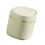 Cute Cream Mini Trash Can Press Lid Design Space Saving-Green 1