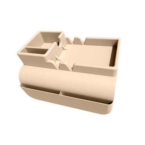 Silicone Sofa Arm Cup Holder Organizers Designed for-apricot