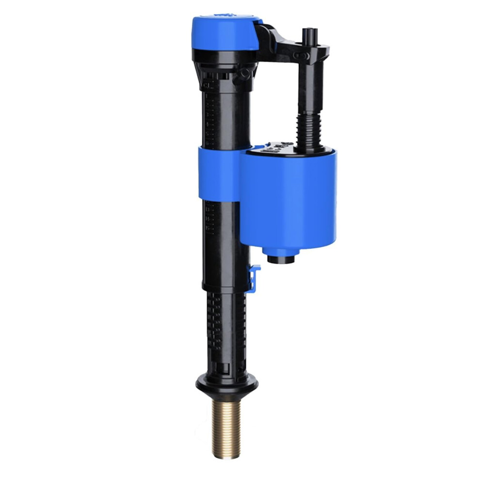 Plumbez Adjustable Bottom Entry Toilet Fill Valve With Â½" Uk Brass Threads - Cistern Fill Valve With Delayed Fill, Quiet Operation 5051226639203