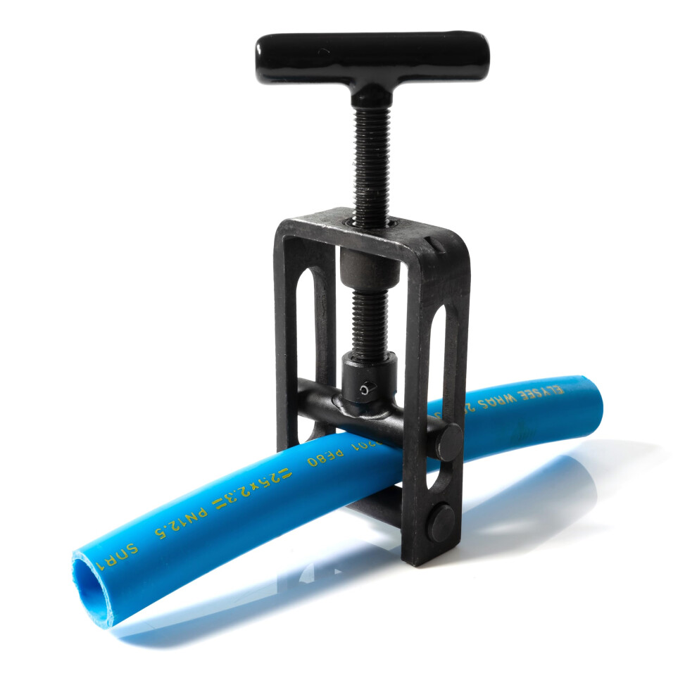 Hawetico Pipe Squeeze-Off Tool 0Â32 Mm (0Â1.25 In) Isolate, Stop, Emergency Water Flow, Plumbing Clamping Hand Tool, For Mdpe/Pe/Pex Plastic Pipes 5051226646447