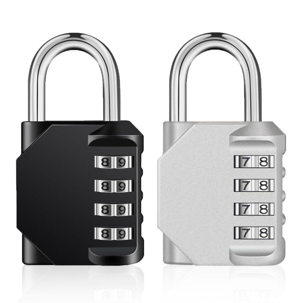 Zhege Combination Padlocks Outdoor, Heavy Duty Weatherproof Combination Locks Outdoor For Fence Gate, Sheds, 4 Digit Gym Padlocks 5051226647437