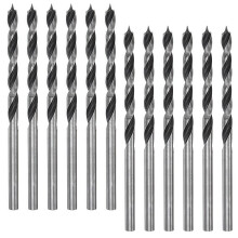 12PCS Wood Drill Bits 3mm, Cutting Edge, Professional Carbon Steel Drill Bits, Clean and Efficient Drilling FORUMALL (12PCS, 3mm)