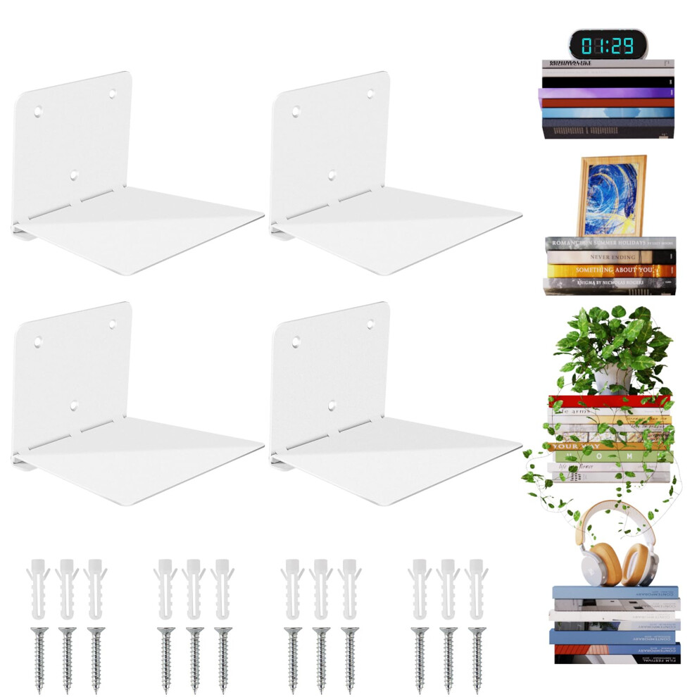 Sheeliy Floating Bookshelf, Invisible Bookshelves, Floating Book Shelves Wall Mounted For Bedroom, Study Room, Living Room 5051226697388