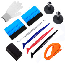 Ewrap Complete Window Tint Film Installation Tool Kit Vinyl Wrap Application Kit Include Felt Squeegee, Fabric Felts, Micro Squeegee