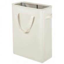 (off-white) Foldable Laundry Basket Collapsible Clothes Hamper Large Capacity Storage Bin for Toys Laundry Organizer