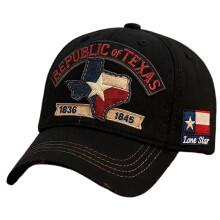 Fashionable Unisex Baseball Hat With-1836 black embroider