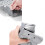 (gray) Bathtub mat non-slip household suction cup foot pad translucent cushion rectangular 100x40cm 4