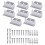 8pack Stable Aluminum Solars Panel Mounting Brackets for Easyly 1