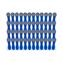 48 Clothes Pegs Laundry Clips with Spiral Springs Made of Stainless Steel Soft Grip Soft Grip Soft Touch Blue Grey