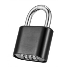 DAYGOS Outdoor Combination Padlock with 4 Digit Code, 52mm Heavy Duty Combination Lock for Gym Locker