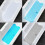 (gray) Bathtub mat non-slip household suction cup foot pad translucent cushion rectangular 100x40cm 5