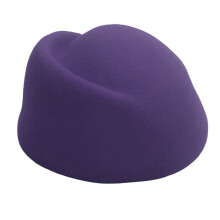 British Aircrew Beret Solid Color Design Soft Fabric-Purple
