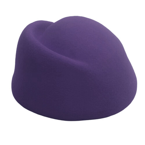 British Aircrew Beret Solid Color Design Soft Fabric-Purple