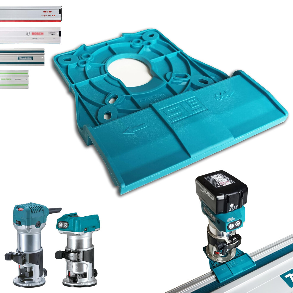 Professional Guide Rail Adapter For Makita Drt50 / Rt0700c / Rt0702c / Rt0700 For Makita / Bosch / Festool 5051226659959