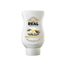 Reàl Syrup | Madagascar Vanilla Infused Syrup | Made with Real Vanilla | 500ml |Natural Ingredients| Cocktails, Baking, Smoothies, Coffee, Desserts