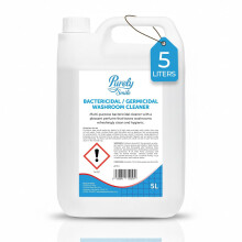 Blake & White Germicidal Washroom Cleaner Concentrate 5L - Purely Smile Bathroom Cleaner for Ceramic, Stainless steel & Non Porous Surfaces