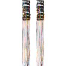 12PCS Tinsel Hair Extension Easy-Colorful mixed color