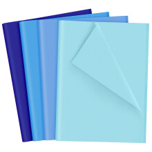 NEBURORA 108Sheets Blue Gift Wrap Paper Graduation Tissue Paper Bulk Wrap Tissue for Easter Birthday Wedding Christmas Holiday Present Packaging and