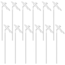 Poeland 12-Pack Expanding Foam Filler Nozzle, Spray Foam Gun Nozzle Replacement Tubes for Gap Sealing Insulation