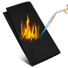 Flintronic Welding Blanket Fireproof, 30 x 23 x 0.5CM Carbon Felt Heat Resistant Material Up to 2000, Fire Proof Insulation Pad for Pit Soldering