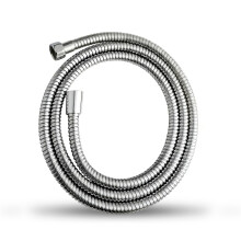 OFFO Flexible Shower Hose, 2m Stainless Steel Hose, Standard G1/2 Inch Connectors, Universal Fit for Bathroom Shower, Nickel Gray