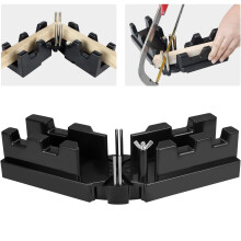 Mitre Block Woodworking Tools, 2-in-1 Bevel Gauge & Coving Mitre Tool, Bevel and Mitre Box for 85-180 Precise baseboards, Pipeline Installation